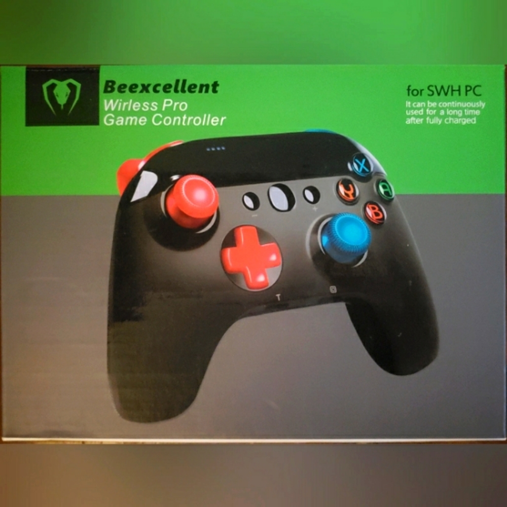 BEEXCELLENT wireless pro game controller for Nintendo Switch or PC.